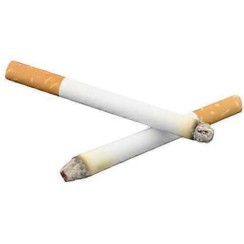 10PCS السجائر مضاءة وهمية، مع نظرة واقعية السجائر وهمية مضحك حقيبة هدية اللعب خدعة نكتة ضربة الدخان
