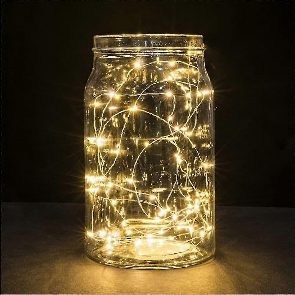 2M LED Fairy String Lights 100pcs 20LEDs Copper Wire Lights Multi Color for Party Holiday Wedding Ho