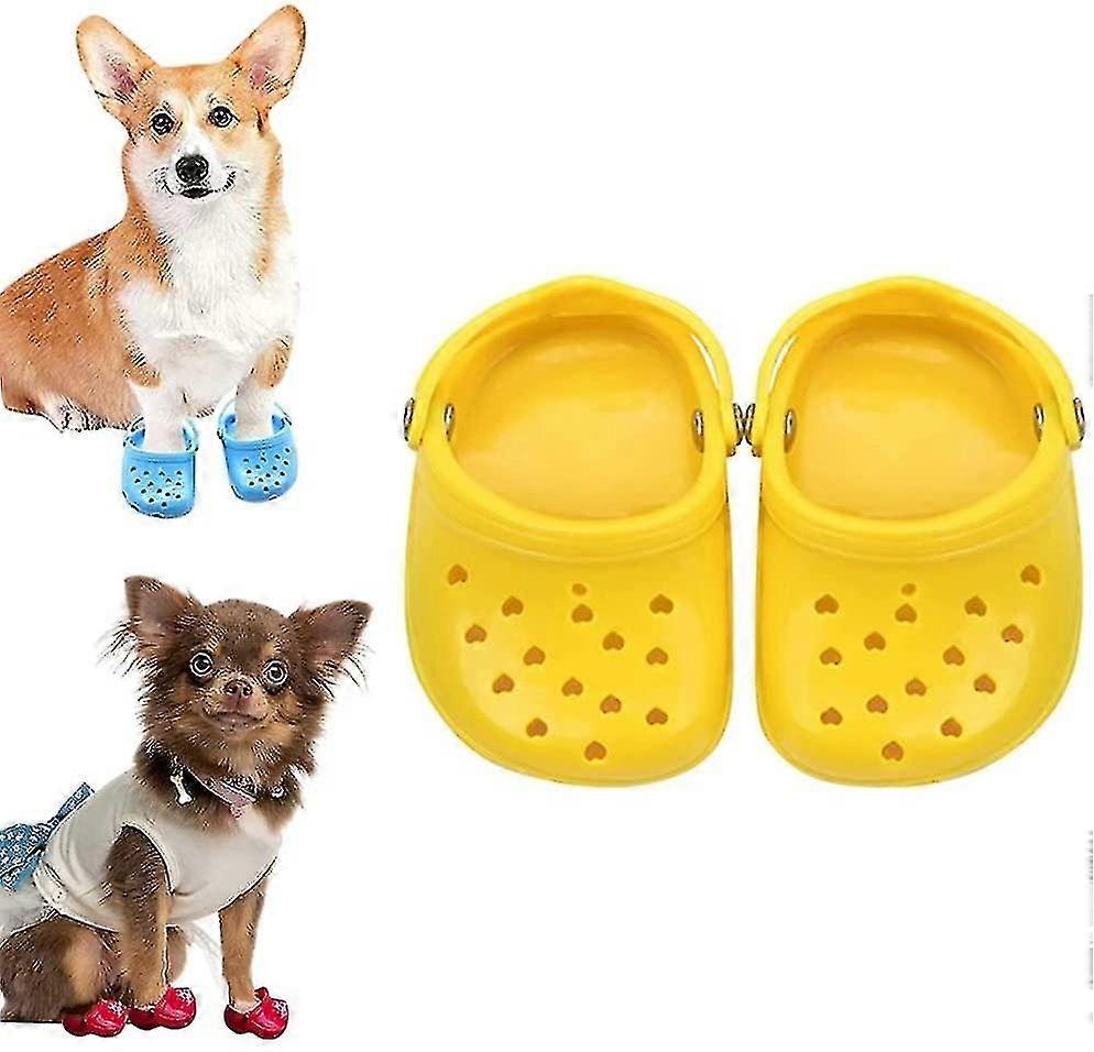 Pet Shoes Dog Summer Slippers Breathable Mesh Candy