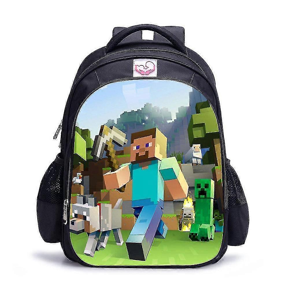 YYH-Minecraft waterproof children's backpackColor-1