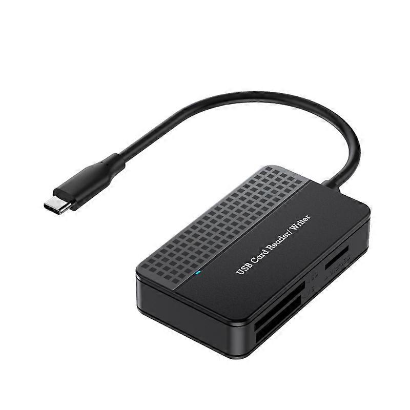 USb3.0 Type C Card Reader SDTF CFMS 4 in 1 Memory Card Reader Adapter Hub