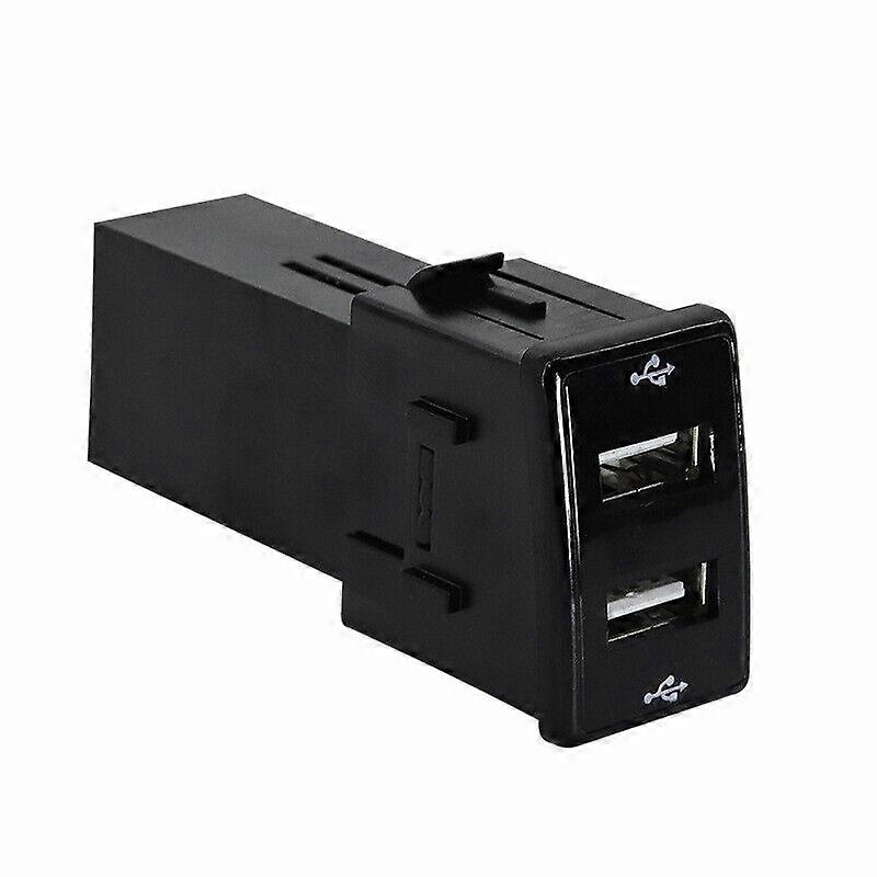 Dashboard Dual USB Charger Black For Isuzu D-MAX MU-X V-Cross Holden Colorado