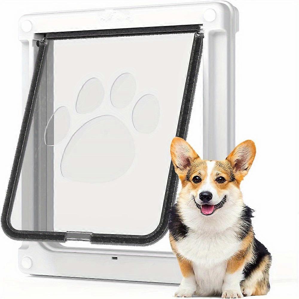 Medium Doggy Door - Hassle-Free Installation, Secure Closing Panel - Robust Frame for Doors & Walls - Perfect for Mid-Sized Pets