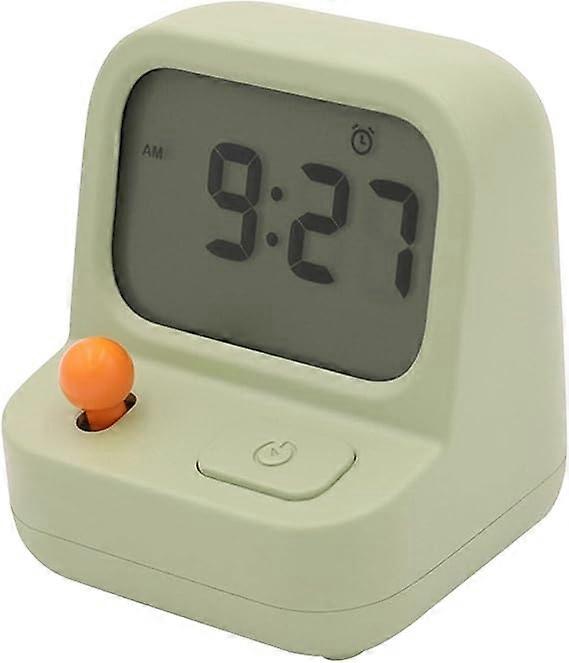 Game console alarm clock decoration, silent backlight digital clock, children's creative student study dormitory luminous smart electronic clock
