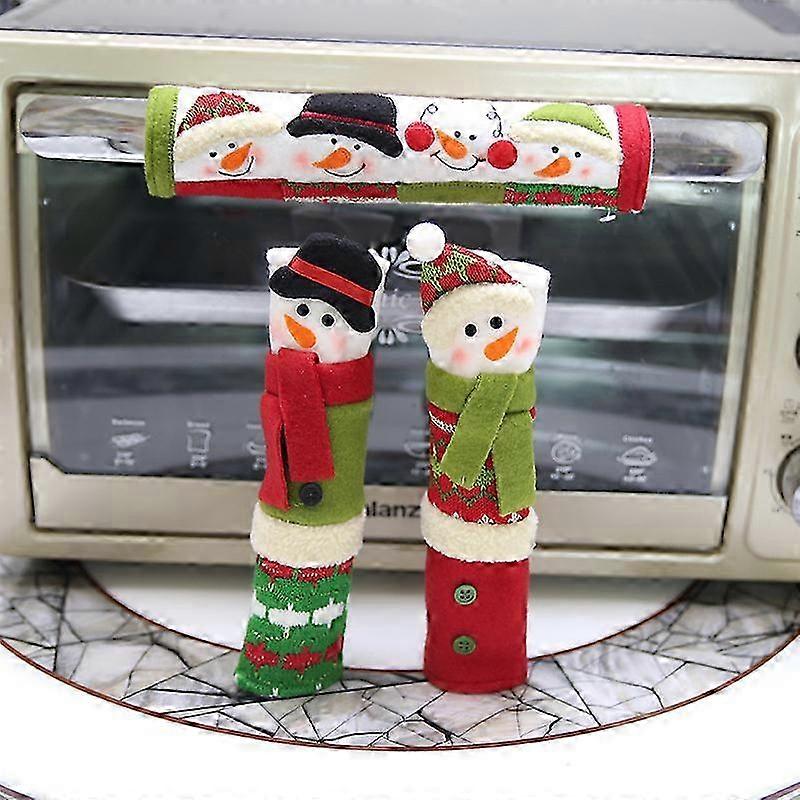 Refrigerator Handle Covers Christmas Decoration