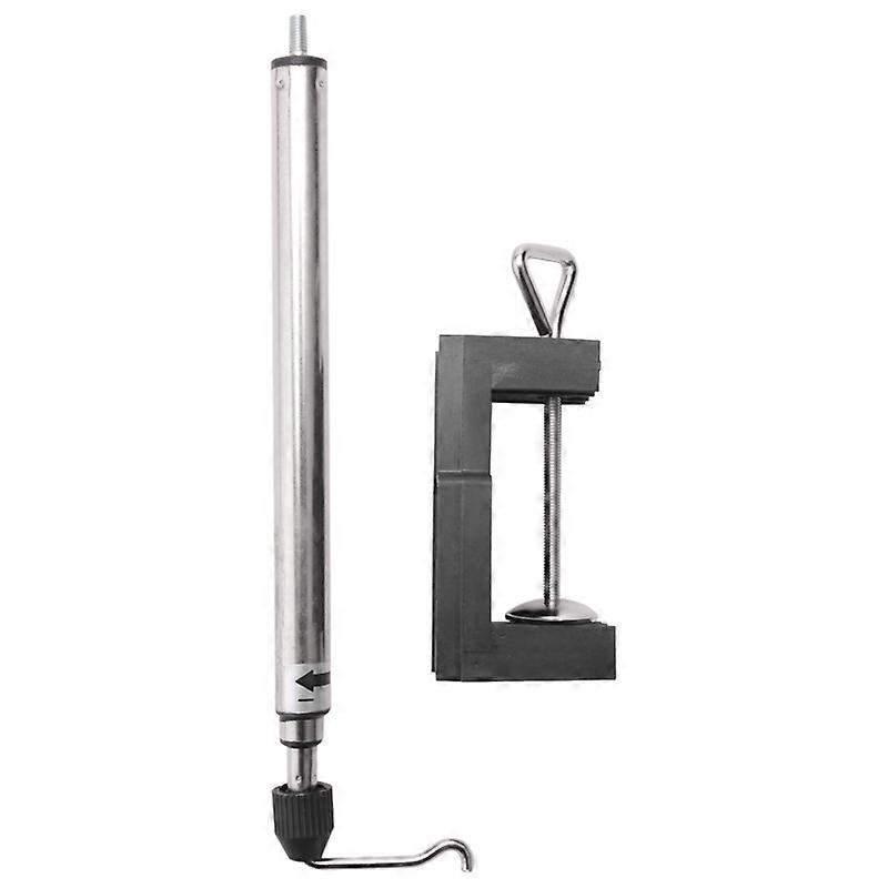 Black Silver 1Pc Electric Mini Drill Stand Flex Shaft Holder Hanger With Stand Clamp Rotary Tool For Dremel Acce Size 2