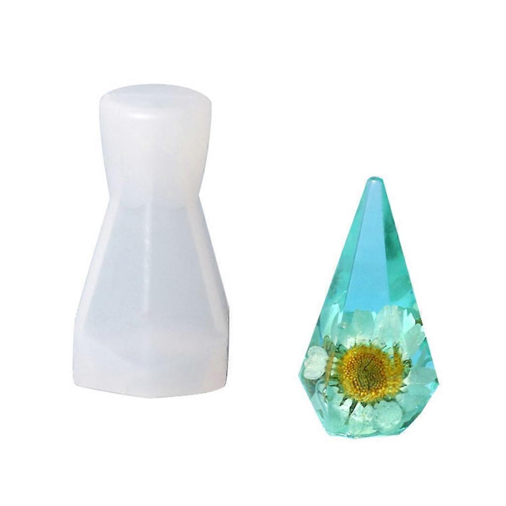  Cone Ring Holder Resin Mold Pyramid Epoxy Resin Casting Mold for DIY Ring Stand