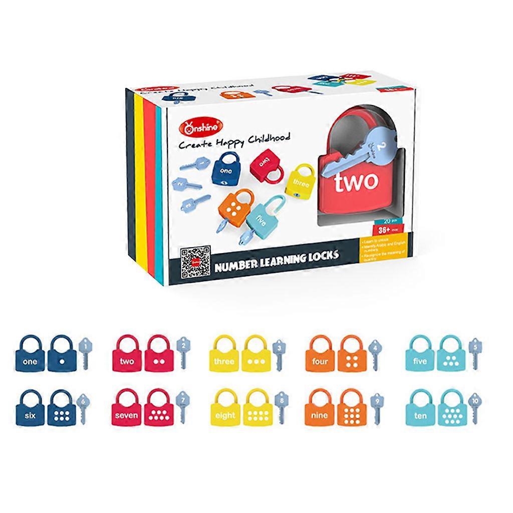 1Pack Sensory Unlock Toy Problem Solving Numeric Locks Training for Play Sets