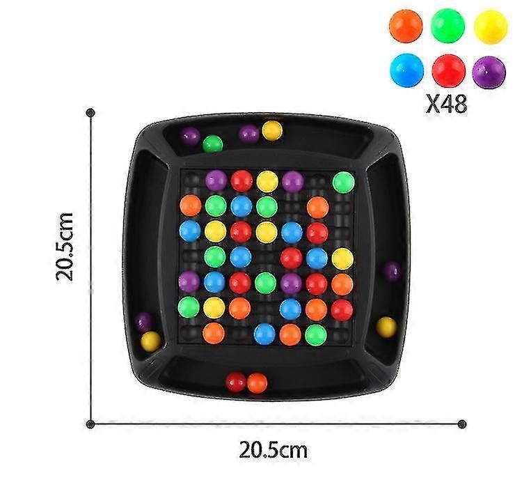 Rainbow Beads Puzzle Strategy Game Puzzle Parent-child Interactive Board Play Toys
