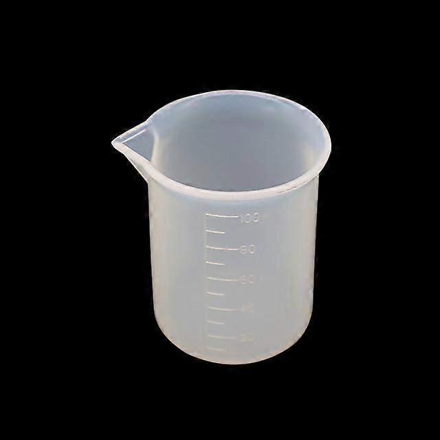1PCS 100ml Crystal Gel Drop Wash Free Silicone Measuring Cup DIY Making Tool Food Grade Silicone Cake Tool With Scale