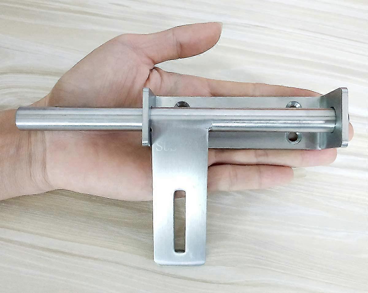 Marksman 4 Inch Galvanised Pad Bolt & Screws For Door Gate Security - Heavy Duty