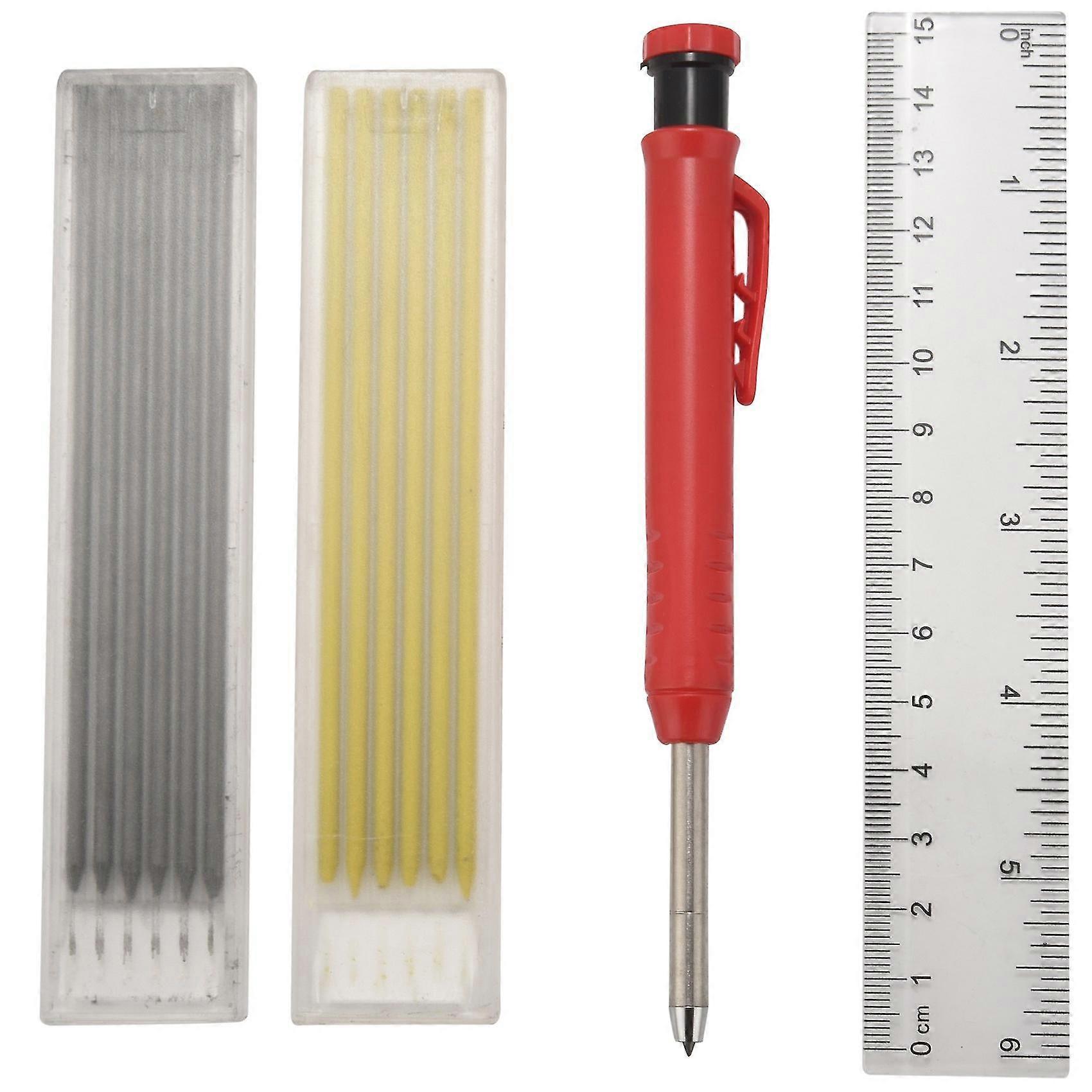 Pencil Ruler Set Includes Construct Pencils With 12 S And