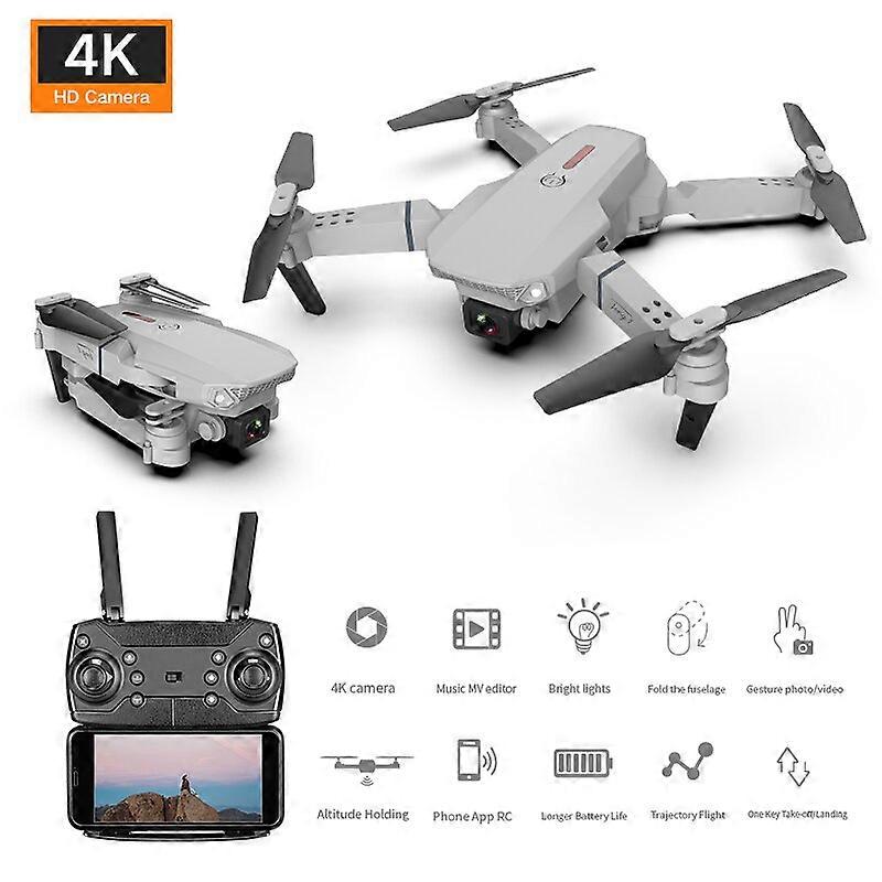 2023 New WIFI FPV Drone Camera 4K 1080P Height Hold RC Foldable Quadcopter Drones Kid Gift Toys Drone Mini Drone Dual Camera
