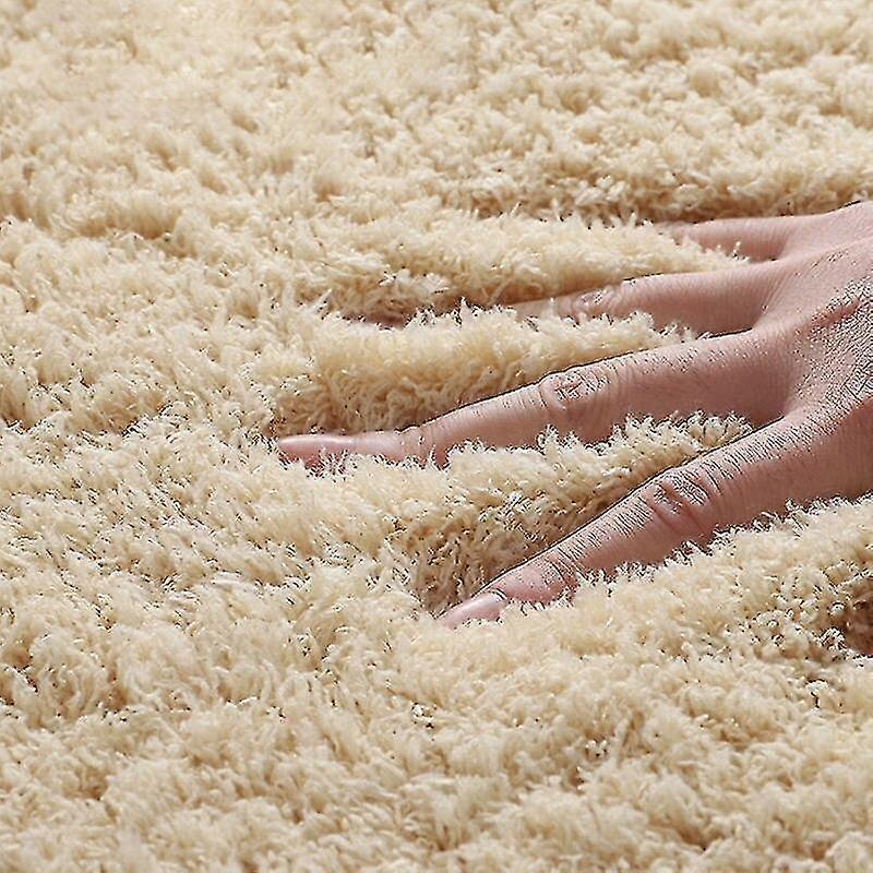 Tapis De Jeu Pour Bébé/enfant 100x100 Cm - Doux, Moelleux, Lavable En Machine - Fond Antidérapant En Caoutchouc - Motif Lion/cheval (couleur Crème) - 13