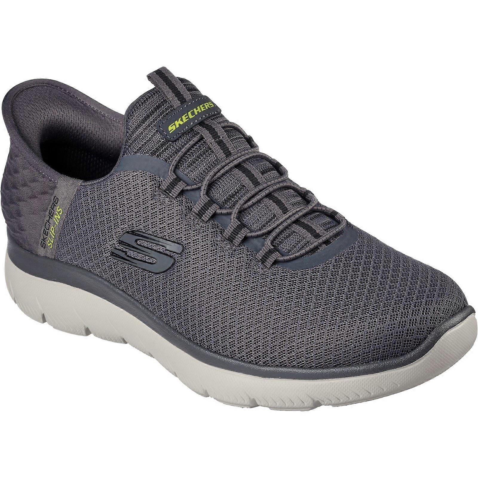 Skechers Slip-ins: Summits - High Range Polyester Men's Charcoal Trainers