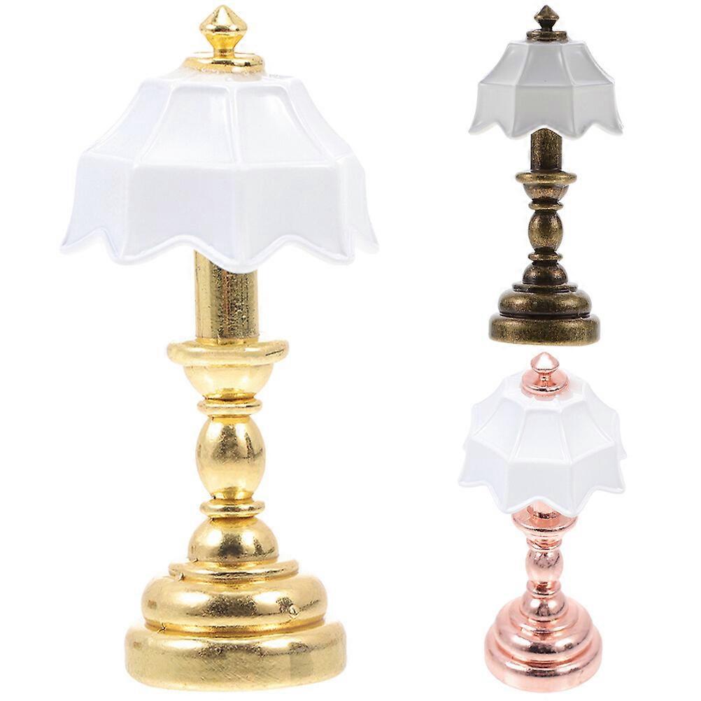 3pcs Micro Landscape Desk Lamp Mini Desk Lamp Mini House Table Light Mini Light