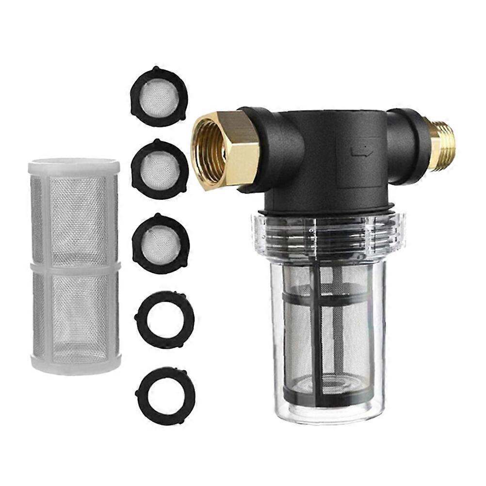 1 Set Inline-Wasserfilter, Schlauchfilter, Gartenschlauchfilter, Sedimentfilter, Wasserhahnfilter