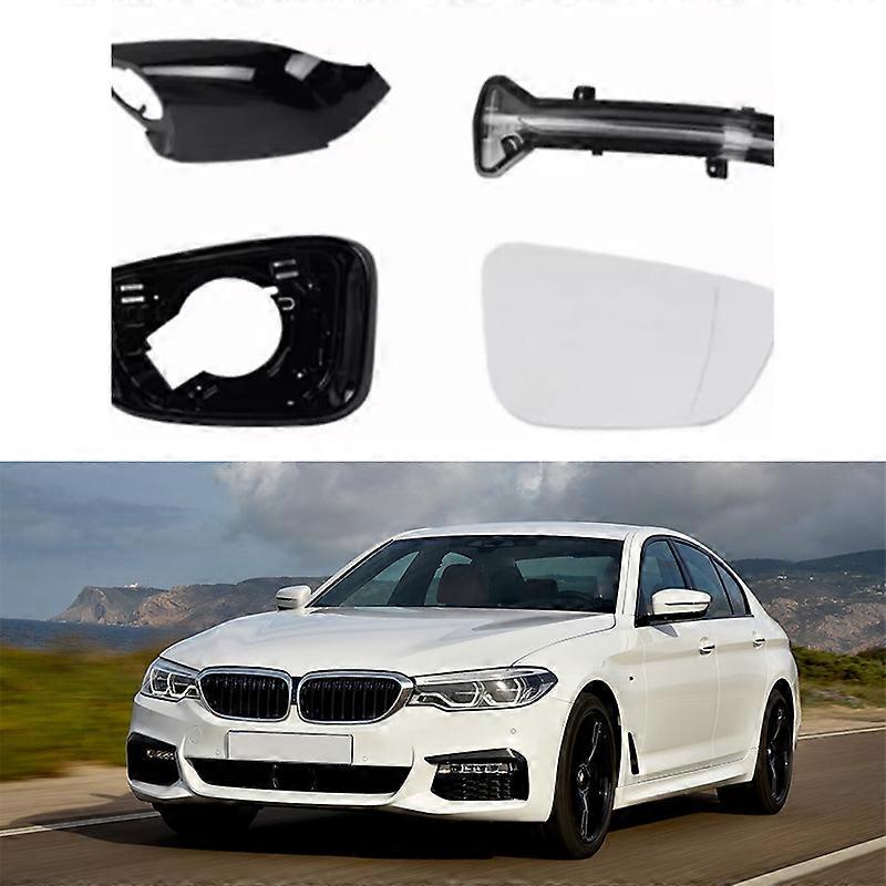 Suitable For Bmw 5 Series G 38 520 525 530 525 Rearview Mirror Shell Rearview Mirror Cover Mirror Frame Turn Light
