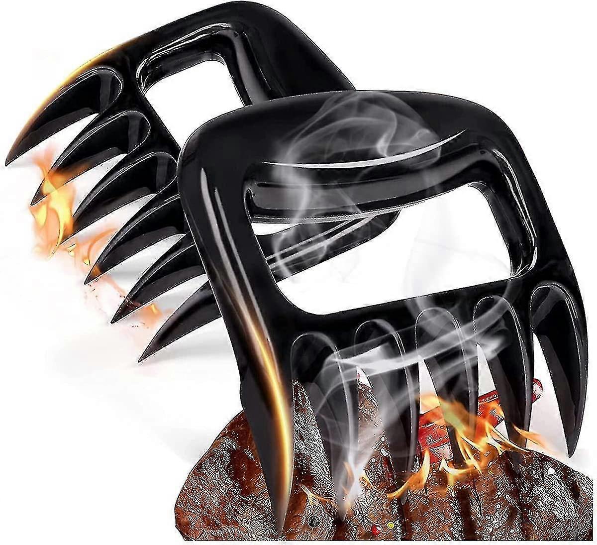 Meat Fork, Meat Claws 2 Bear Paws Meat Beard Cook Tools Accessory Set, For Pulled Aork Pulled Pork Shredders Grilling Meat For Bbq-MXBC