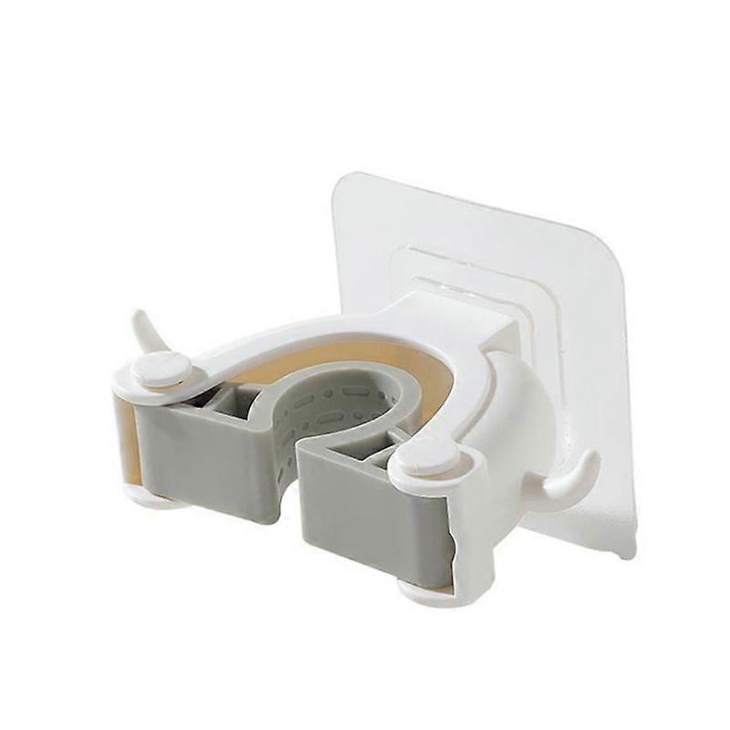 Bathroom Wall Mounted Brush Broom Storage Holder Mop Hanging Hook Storage Rack