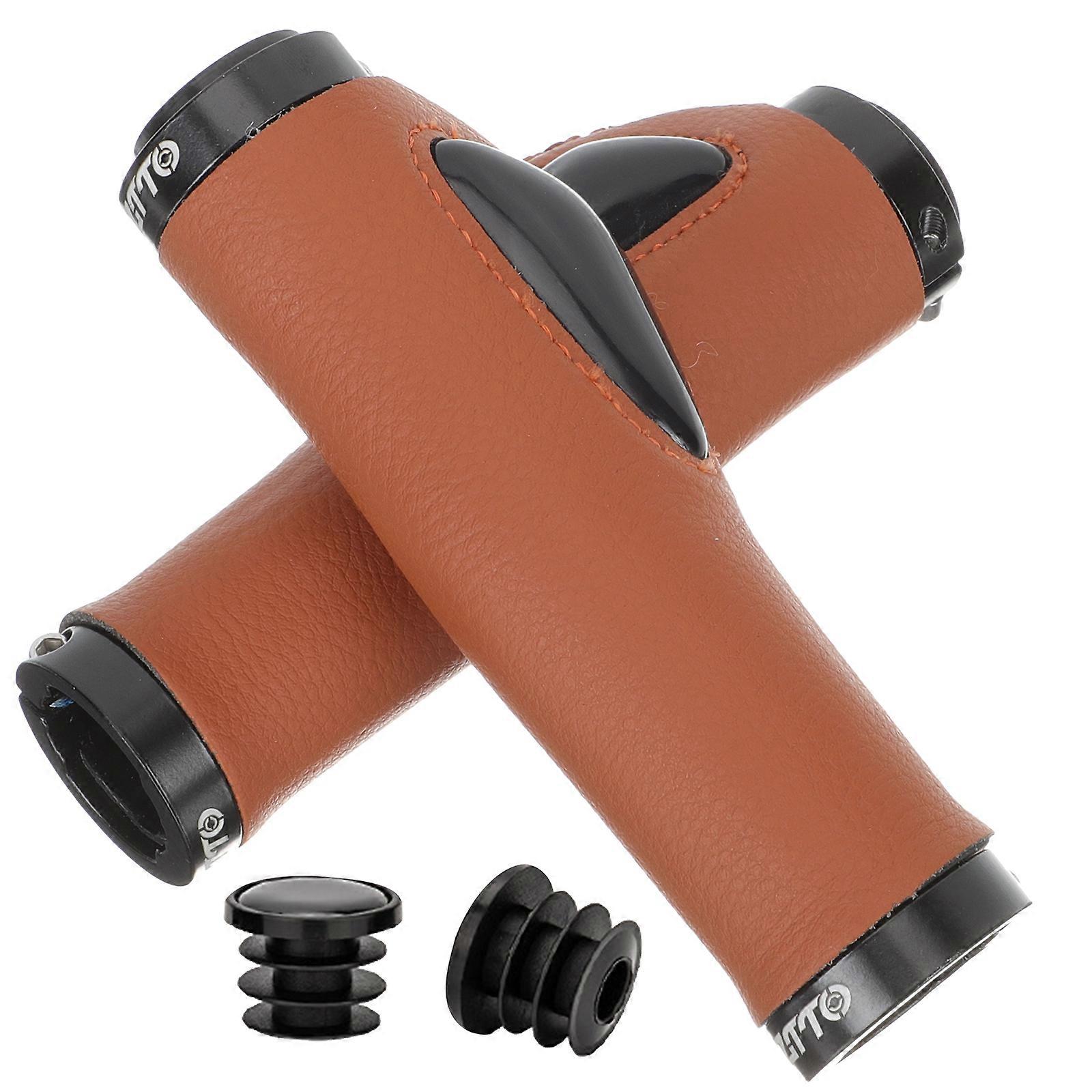 1 Set Nonslip Handlebar Grips Bike Handle Protective Sleeves Anti-slip Bike Handlebar