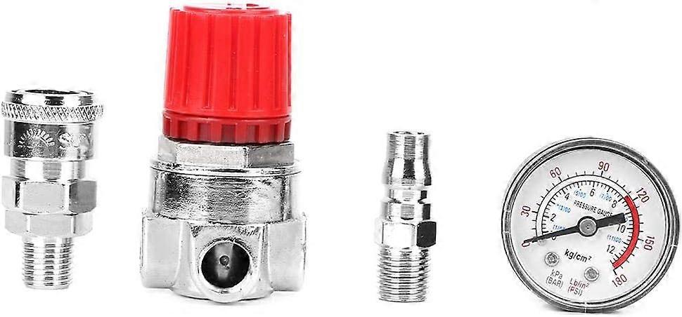 Air Compressor Control Valve with Pressure Regulator Gauge
