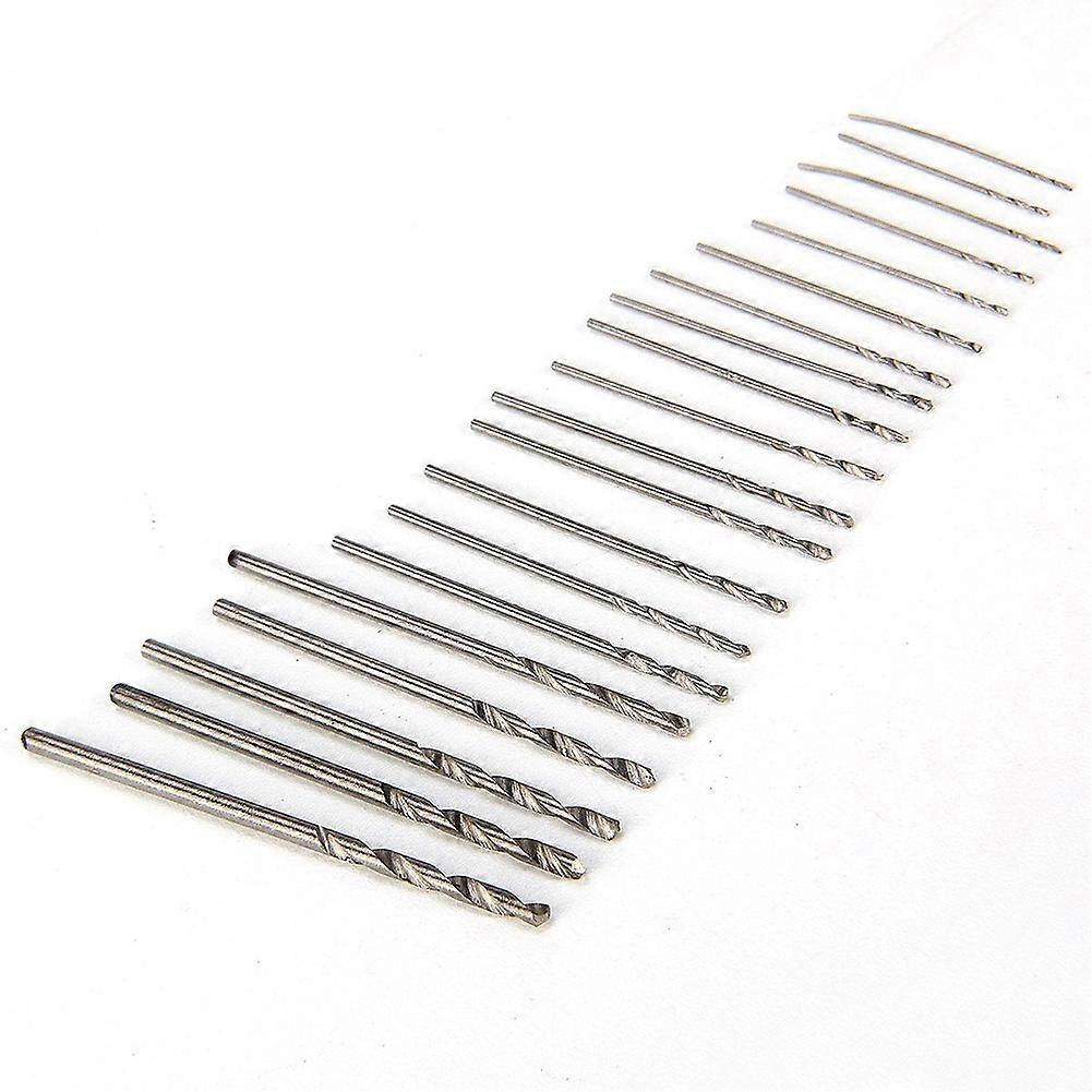 20Pcs Drill Bit Set Micro HSS Twist Drill Bits Mini Pin Precision Hand Tools QinHai