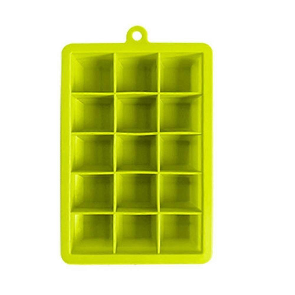 Fruit Ice Cubes Easy Release Large Ice Cube Mould For Drinks, Green