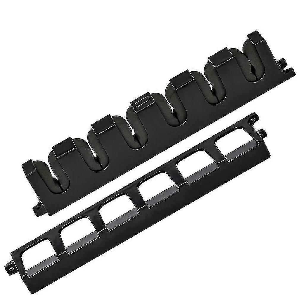Fishing Rod Display Rack Holder Wall Mount Vertical 6 Rods Storage Stand Bracket