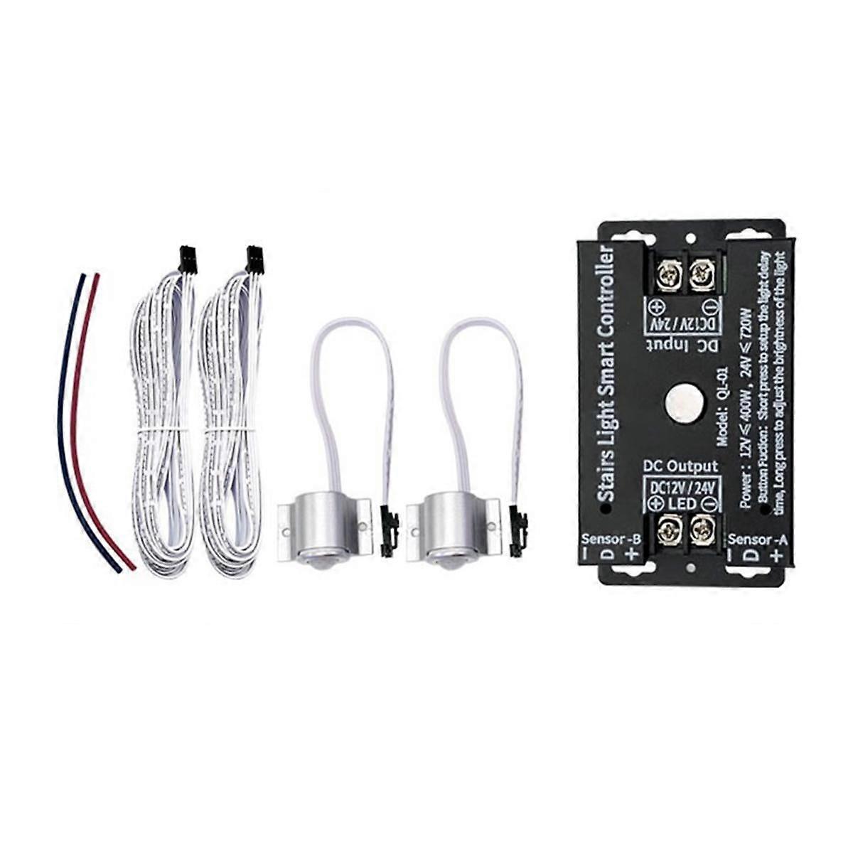 Sensor Full Bright Stair Lights Controller Sensor Light Bar Hallway Step Lights Ladder Walking Stai