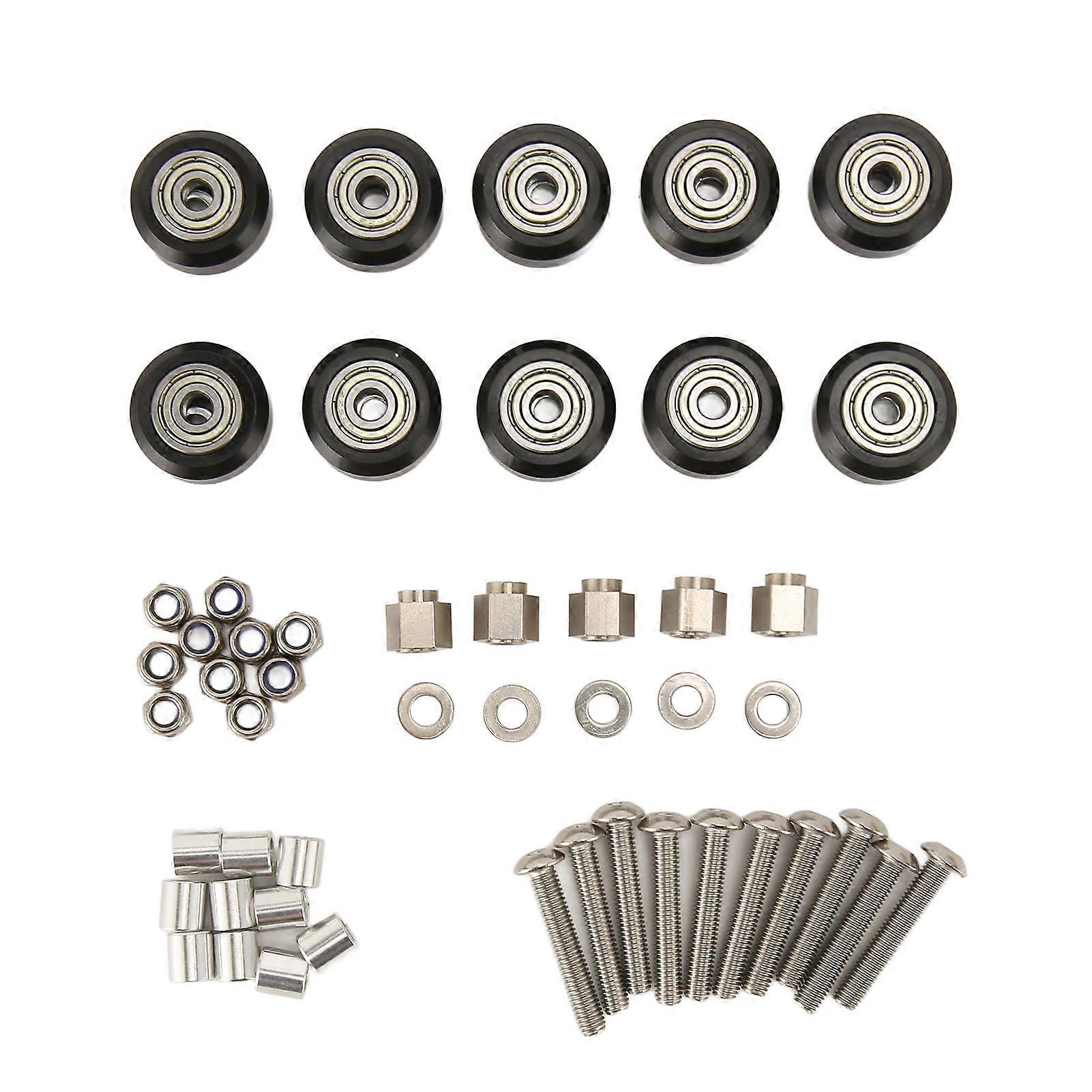 10pcs 3D Printer Pulleys POM Plastic Ball Bearing Pulleys