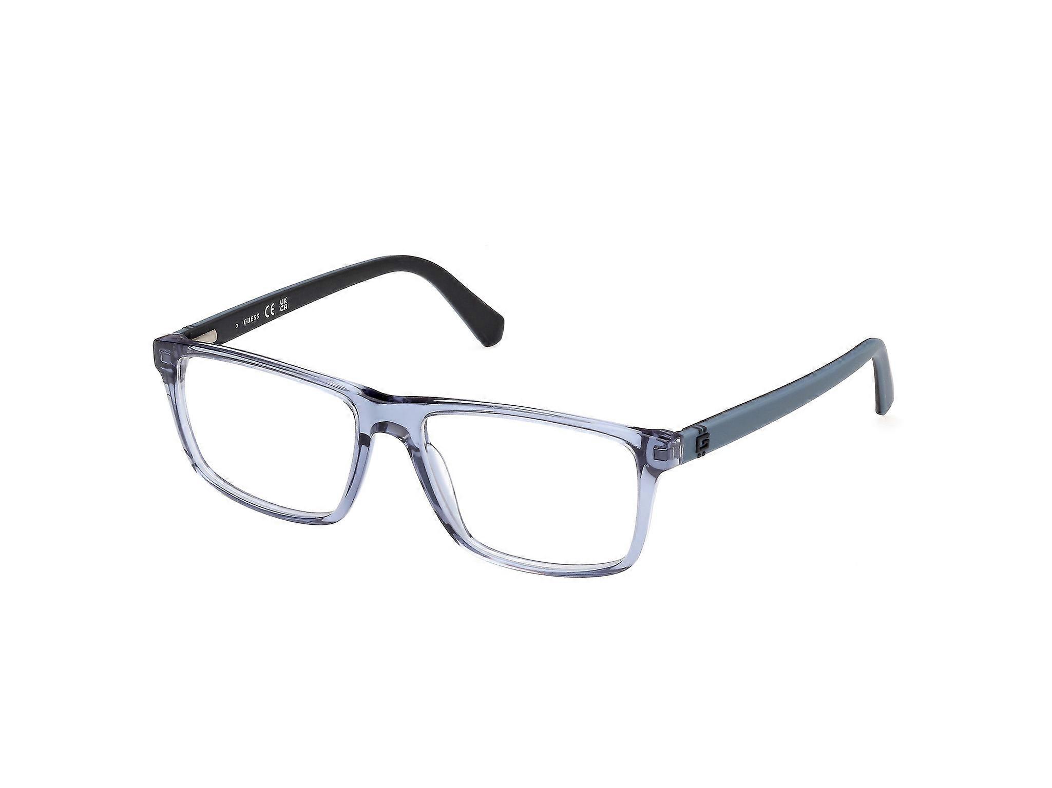 Eyewear Frames Guess GU50130 090 shiny blue 57/16/145 MAN