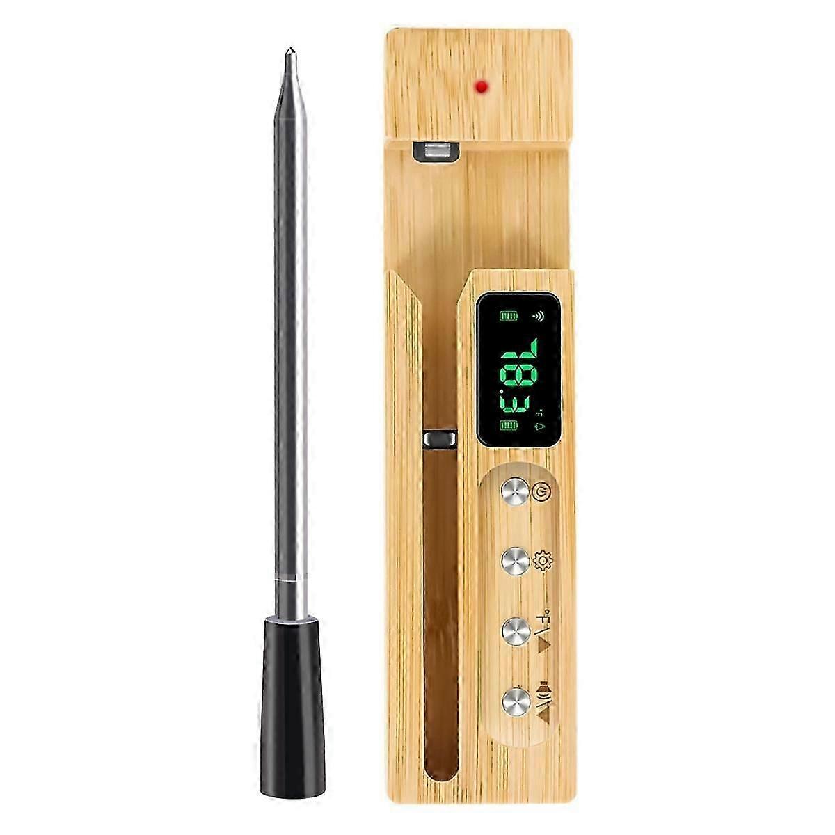 Termometro Carne Senza Fili, Termometro Alimentare Con Sonda Wireless, Gamma Termometro Carne Digitale Senza Fili