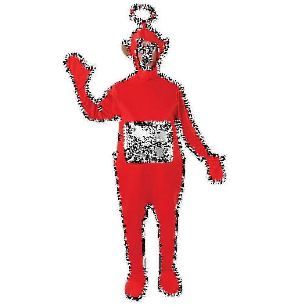 4 لون Teletubbies دور الكبار تأثيري زي مضحك شون