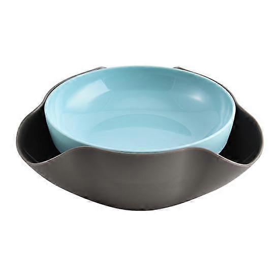 Shell Collecting Snack Bowl with Shell Storage Double-layer Nut Bowl Detachable Divided