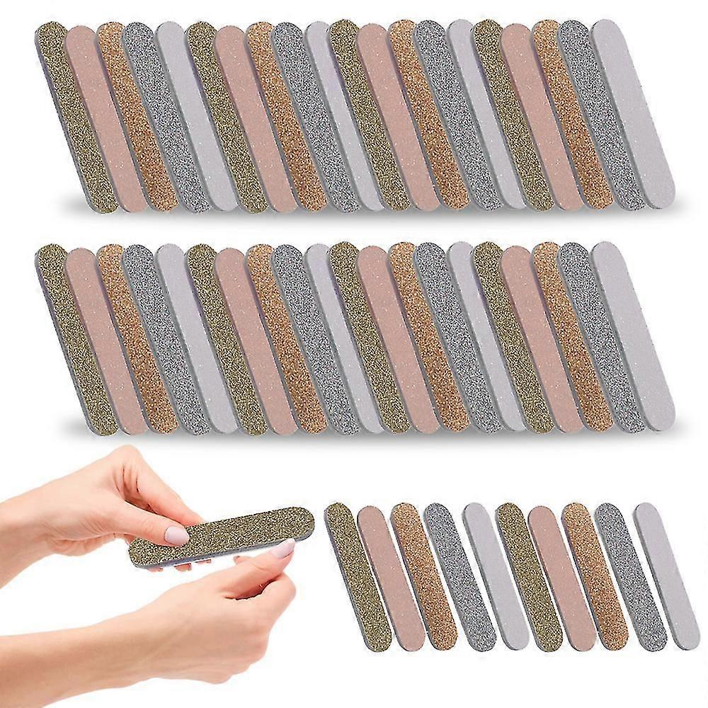 50pcs Nail Files Double Sided Emery Boards Manicure Tools