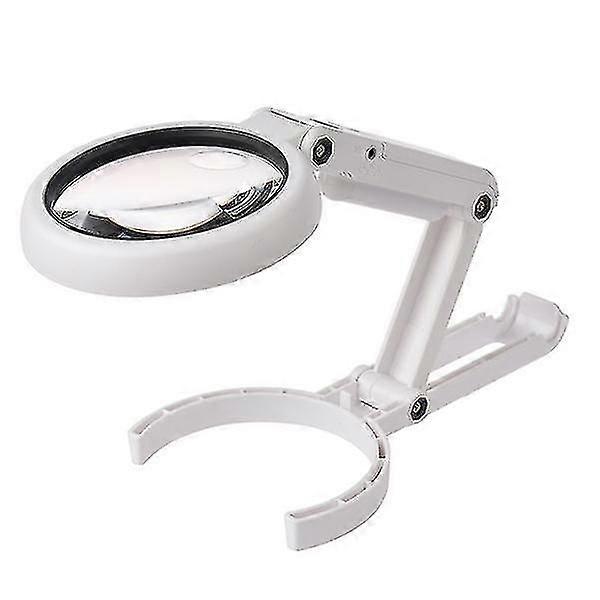 5x 11x Magnifying Glass Dual-purpose Table Lamp, 8 Led Magnifying Glass Lamps For Reading And Identification