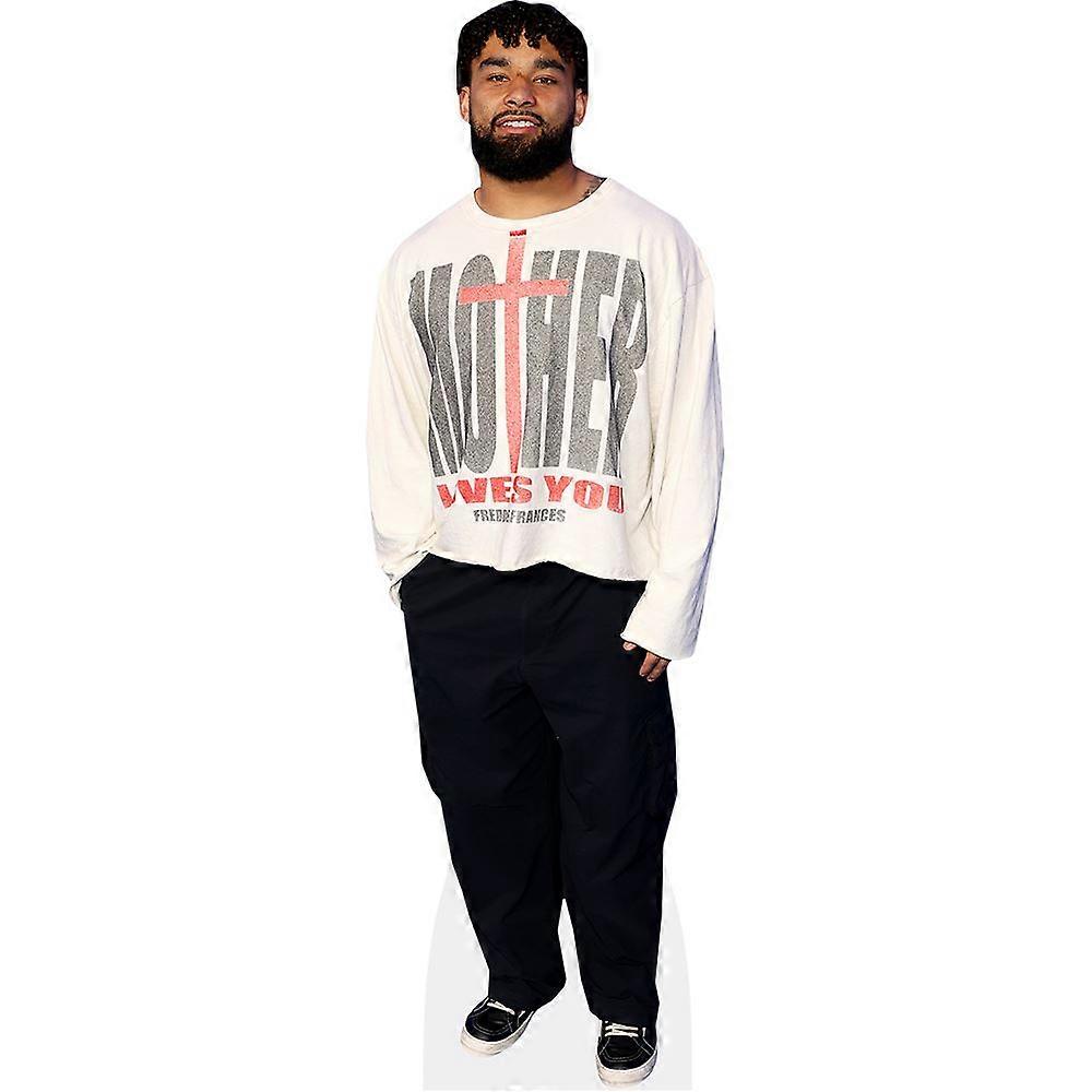 Kyren Williams (White Jumper) Cardboard Cutout (lifesize OR mini size). Standee. Stand Up.