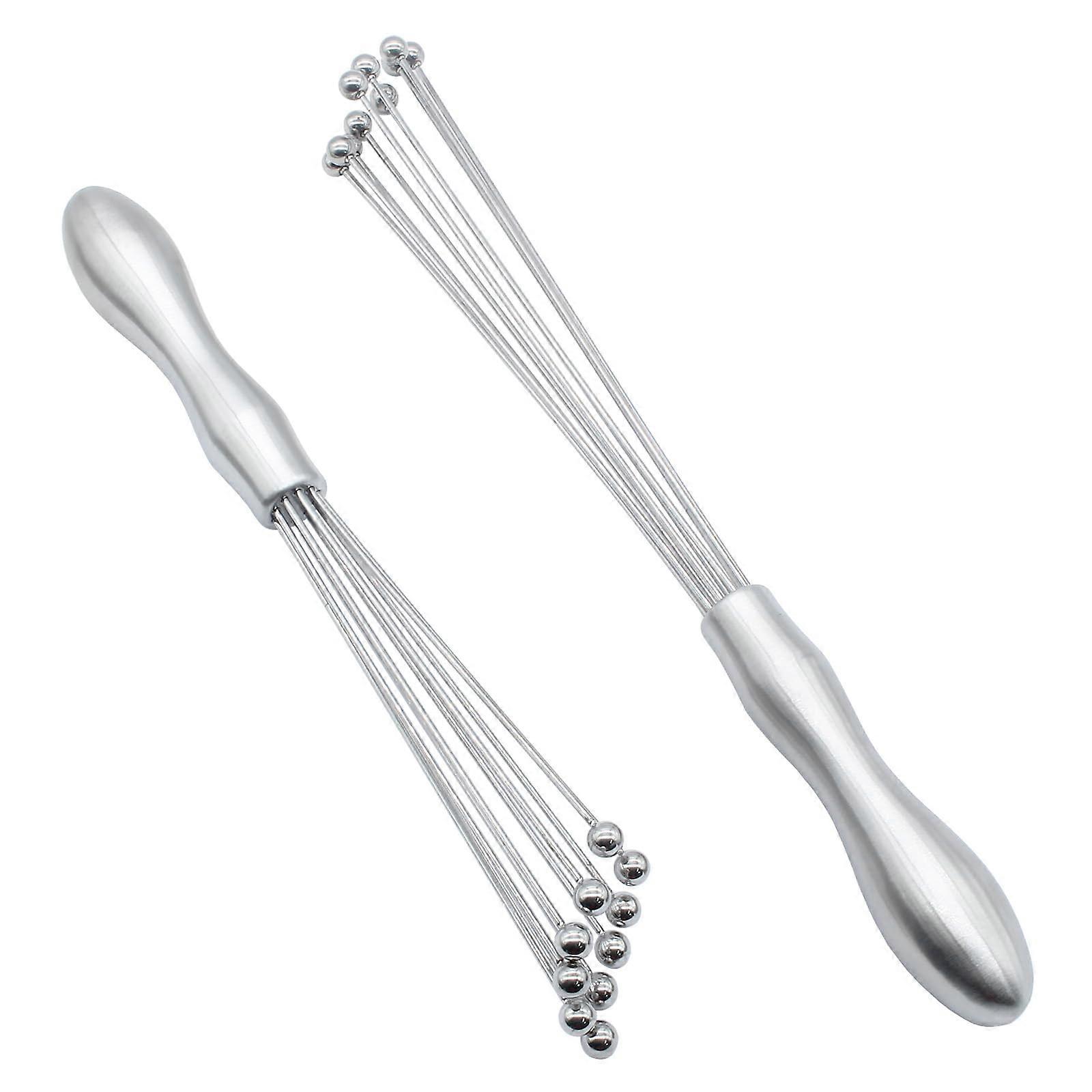 2 PCS Stainless Steel Whisks for Cooking and Blending 10" & 12"
