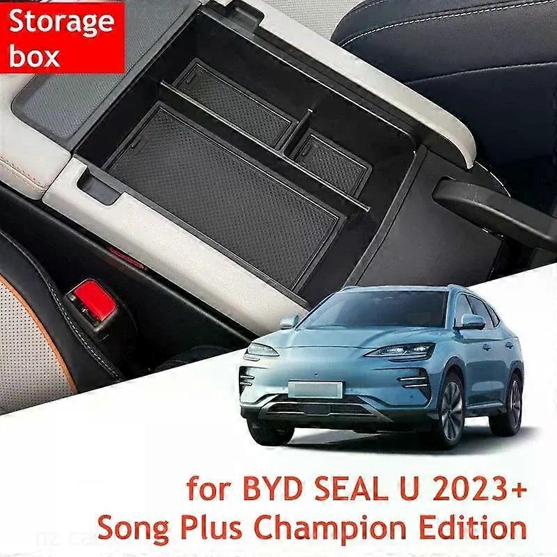 מחזיק קופסת אחסון משענת יד עבור BYD Seal U Sealion 6 Song Plus Champion Edition אביזרי אחסון פנים לרכב