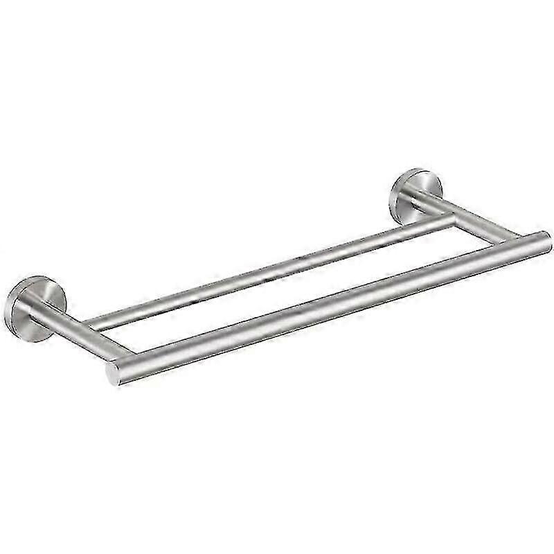 Wall Mounted Towel Rack Double Bathroom Towel Hooks 40cm