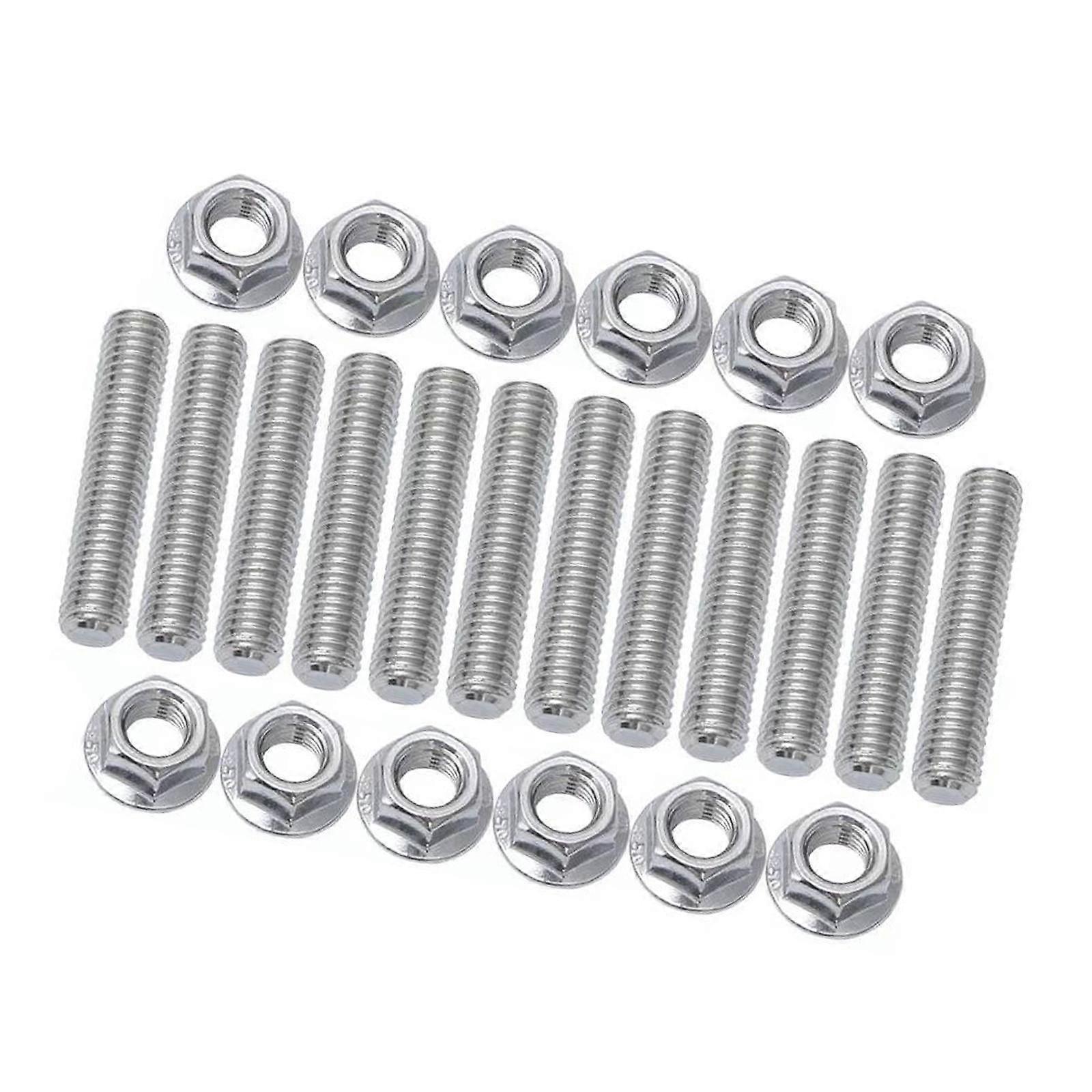 Exhaust Manifolds Bolt Studs and Nuts Hardware Kit for Cummins 1989-2019