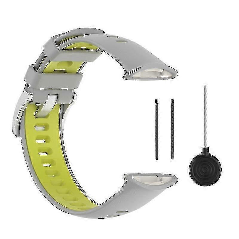 For Polar Vantage V2 Wristband Breathable Strap Sweat Proof Anti-scratch Bands-Gray green