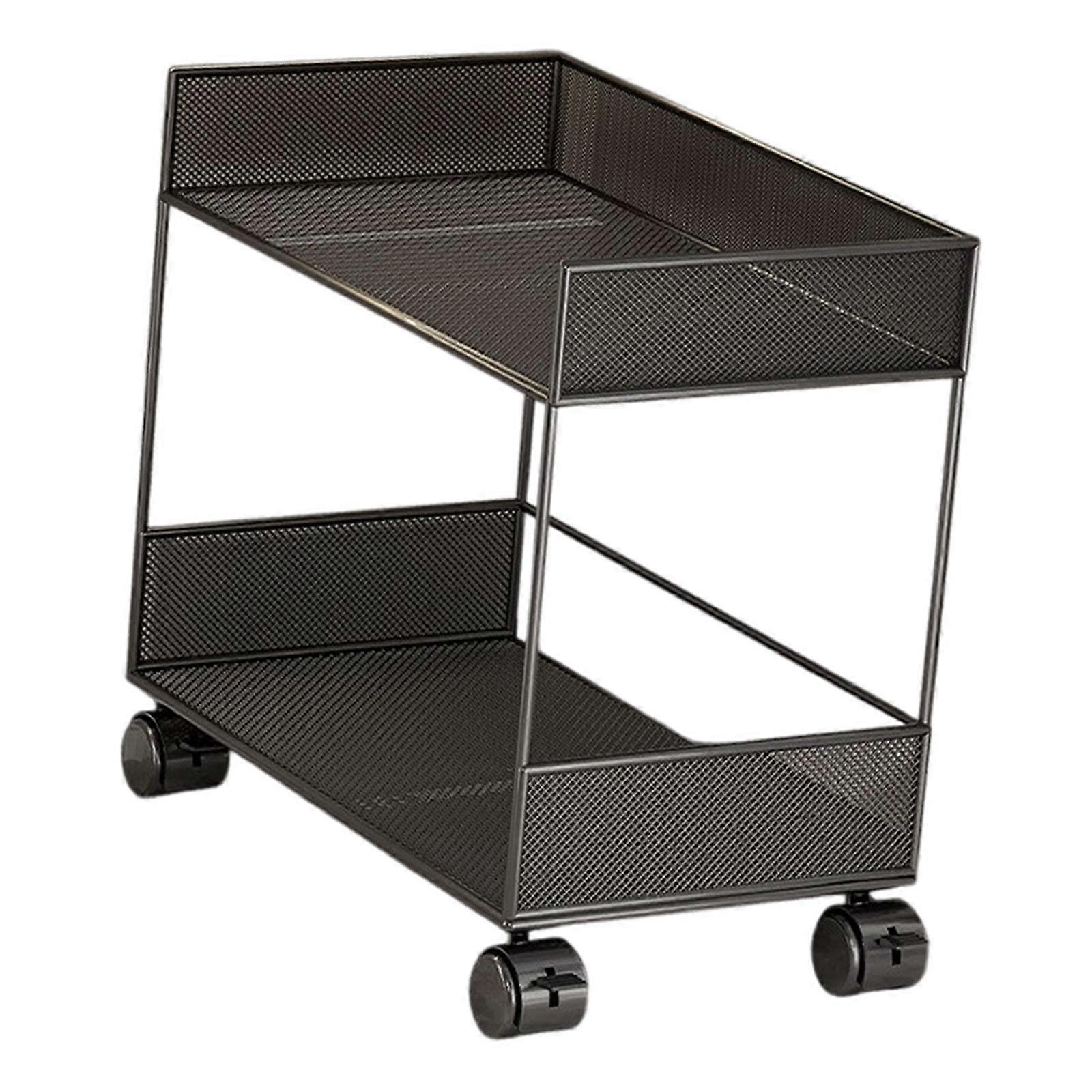 Rolling Cart for Metal Storage in Corner