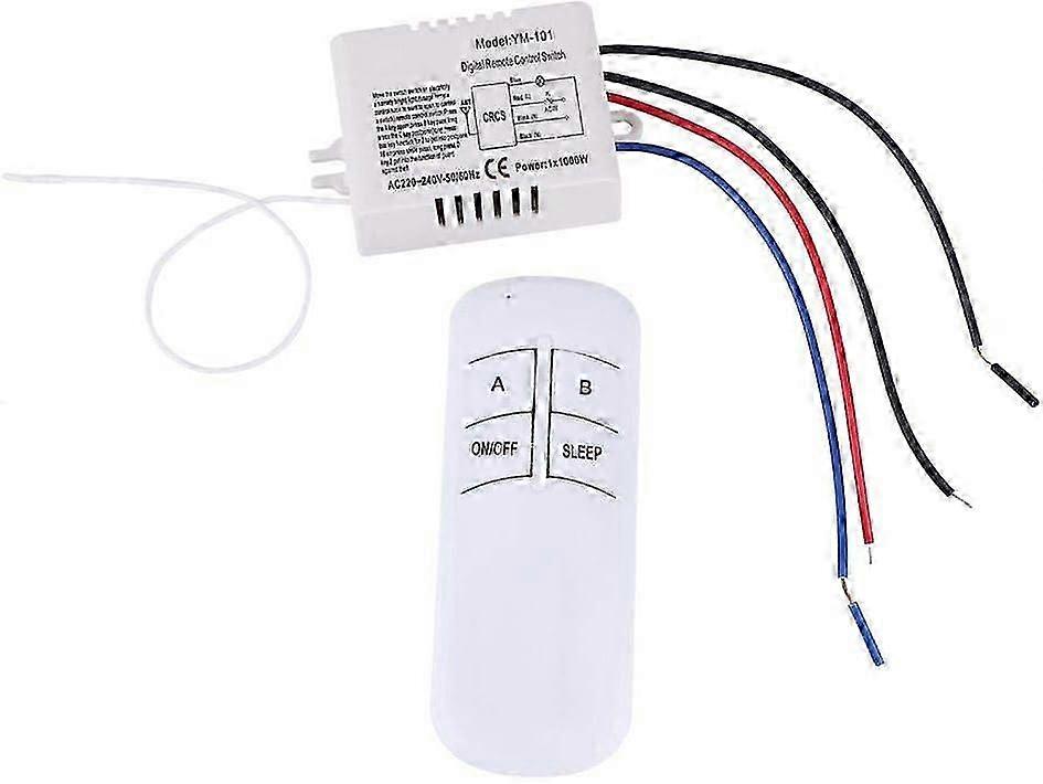 Remote Switch Receiver Wireless Wall Switch Receiver YAM-101 Digital Control Switch Receiver for Ceiling Lamp LED