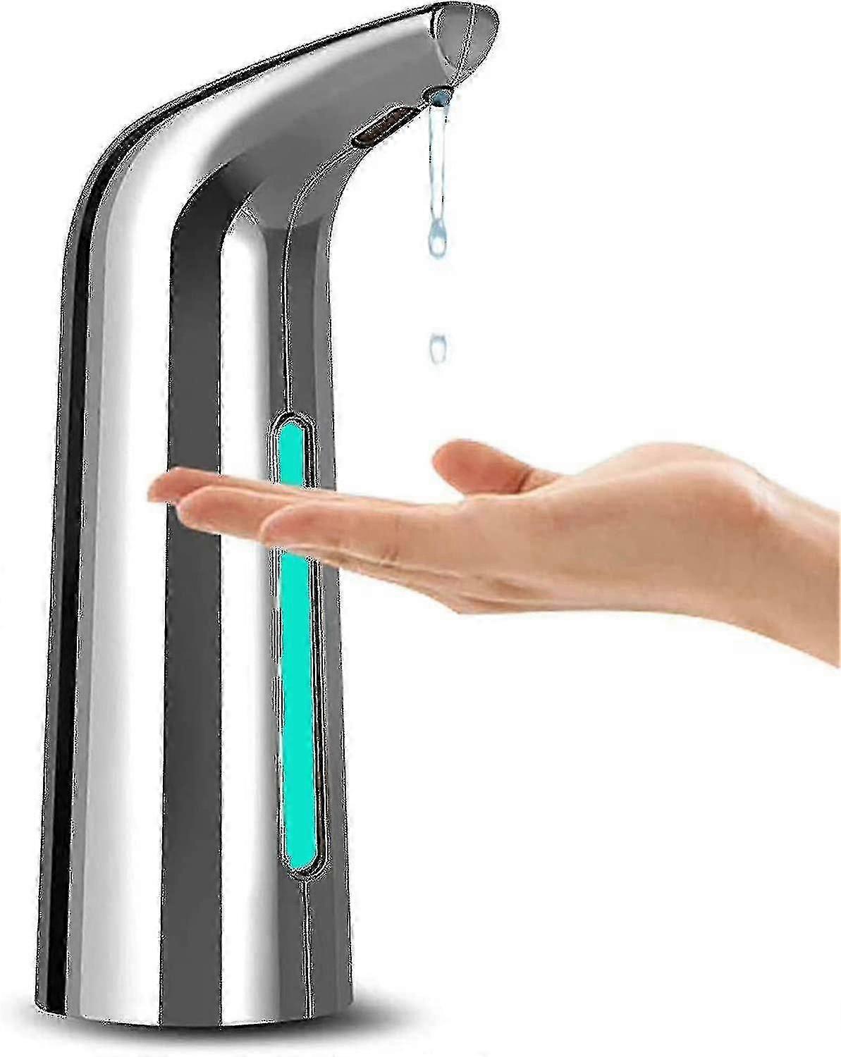 Automatic Soap Dispenser, Touchless Liquid Soap Dispenser Silver, Touchless Hand Sanitizer Dispenser-: