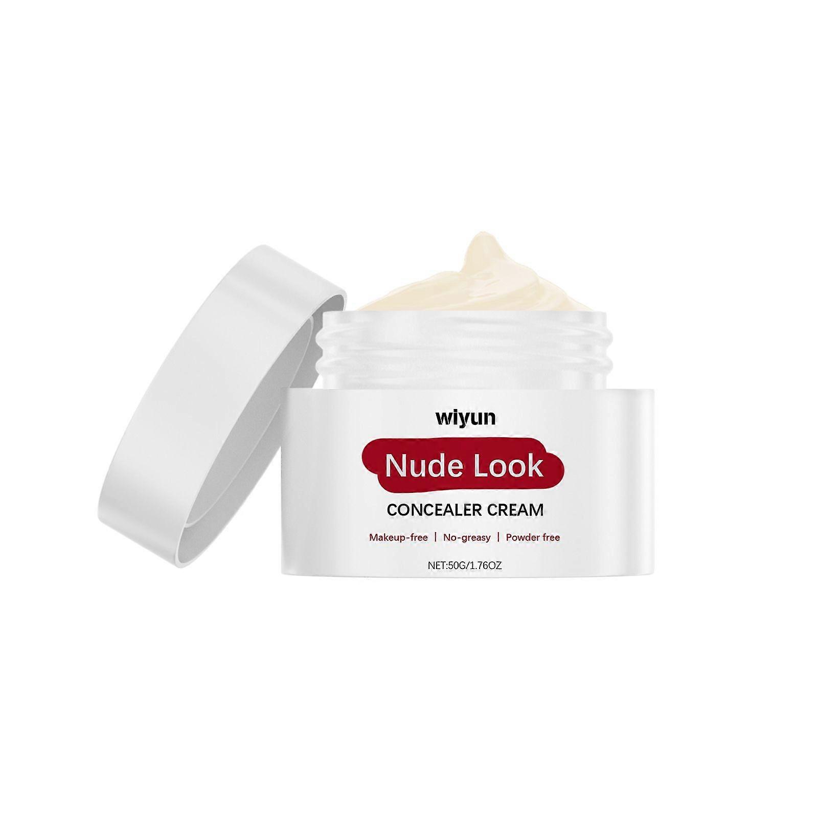 Wiyun Nude Makeup Moisturizing Concealer Foundation Cream Liquid Concealer One Lightweight And Soft Moisturizing And Nourishing