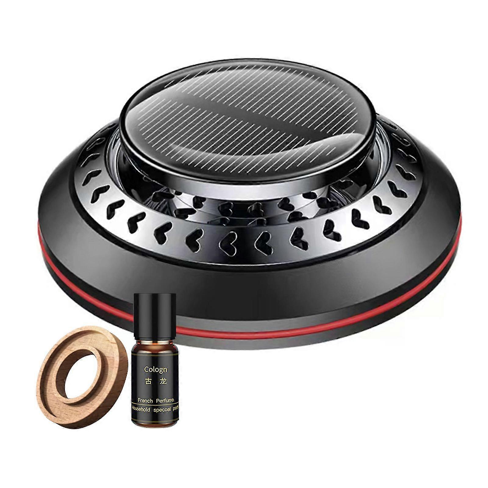 Solar Powered Round-Shape Car Aromas Fashionable Auto Airs Freshener Ornament for Car Van SUV