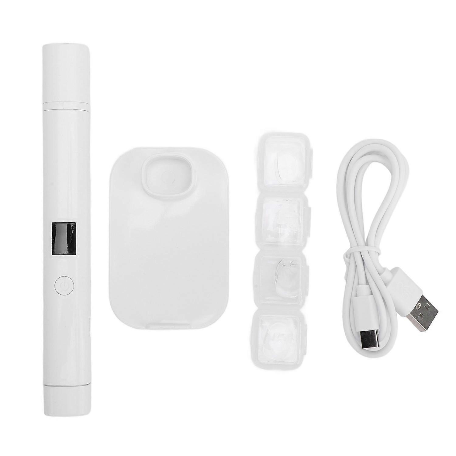 Handheld UV Lamp Portable UV LED Nail Lamp Rechargeable Retractable Nail UV Light with Base for Home