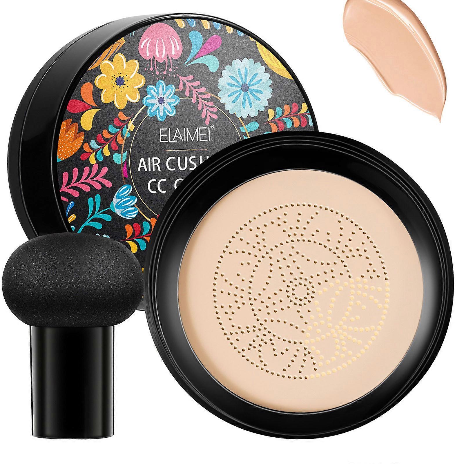 Face Makeup Cushion B.B Cream Brightens Concealer+Mushroom Sponge SFT